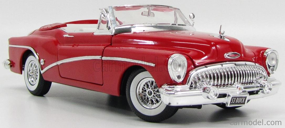 1953 Buick Skylark Convertible Red Motor Max 1:18 Diecast 