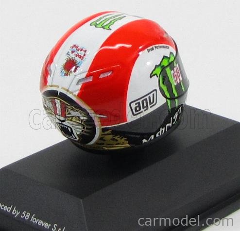 MINICHAMPS 398110058 Scale 1/8 | AGV CASCO HELMET MARCO SIMONCELLI ...