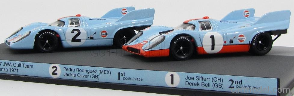 Brumm 1/43 Scale R221 - Porsche 917K #2 1000Km Monza 1971 Gulf - Diecast