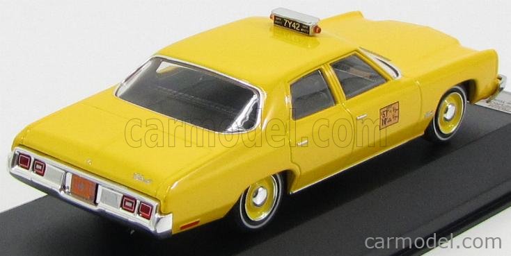 Premium X 1:43 Chevrolet BEL AIR New York Taxi 1973 Yellow PRD234 Diecast Models