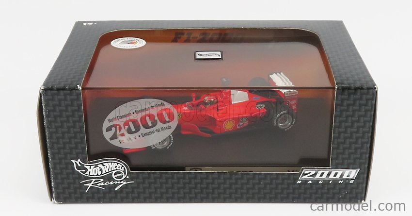 100 ％品質保証 マテル ホットホイール 1/43 フェラーリF1-2000 #3 M 