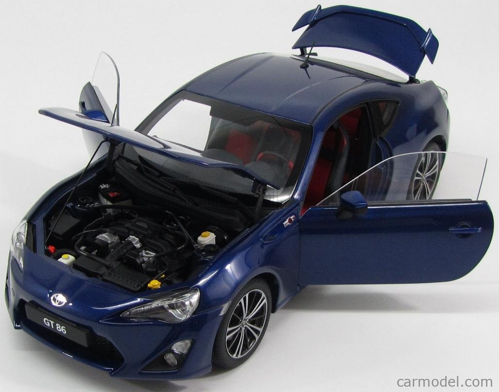 AUTOart-Toyota-86-2012 Voiture Miniature de Collection Bleu Sililia 78775