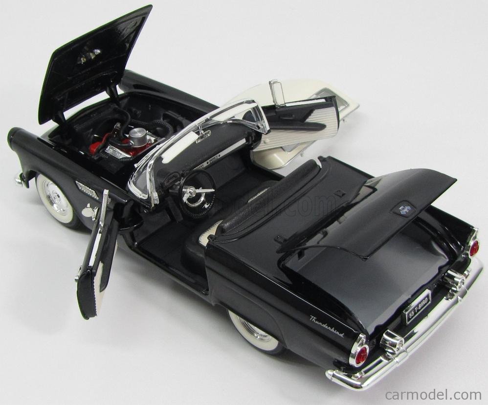 No15 ミニカー1/18箱あり Ford 1955 THUNDERBIRD ROAD TOUGH 1/18 - 92068 1955 FORD THUNDERBIRD - RED | eBay