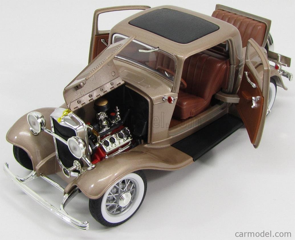 LUCKY-DIECAST LDC92248G Scale 1/18 | FORD USA 3-WINDOW COUPE 1932