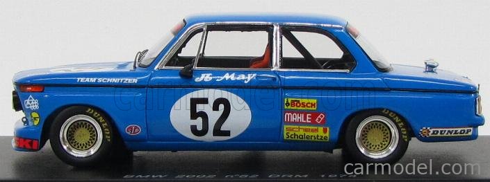 SPARK-MODEL SG035 Scale 1/43 | BMW 2002 TEAM SCHNITZER N 52