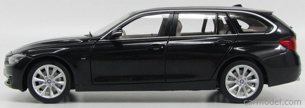 80432244216 - Genuine BMW 1:18 BMW 3-Series Touring Scale Model - Black  Sapphire