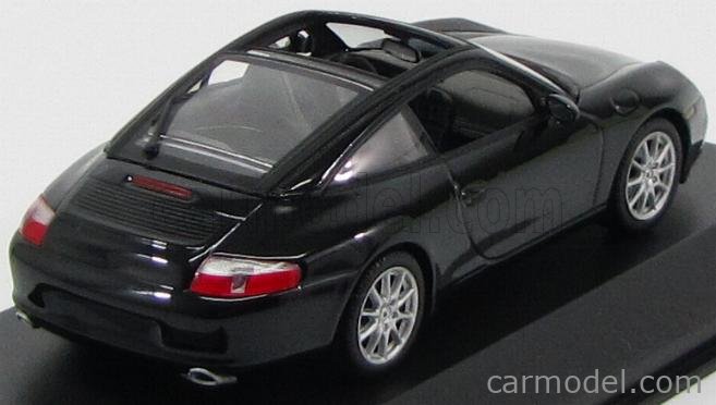 Modèle Réduit Minichamps 1/43 - Porsche 911 (996) Targa Noire - Occasion Avec Défauts