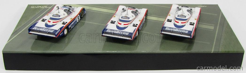 MINICHAMPS 402826503 Escala 1/43 | PORSCHE SET 3X 956L N 1 2 3 24h