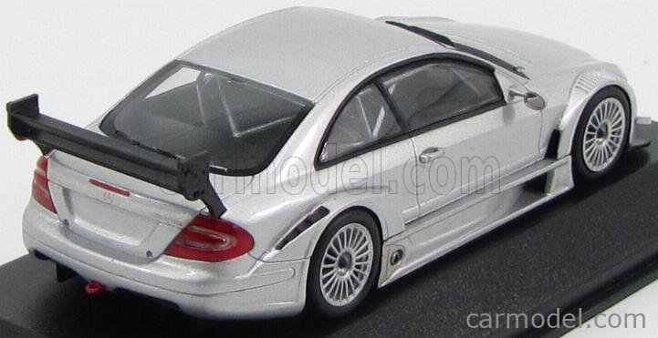 Miniature Mercedes CLK DTM Street 1/43 – Minichamps Kyosho, Argent, 2002, Neuve