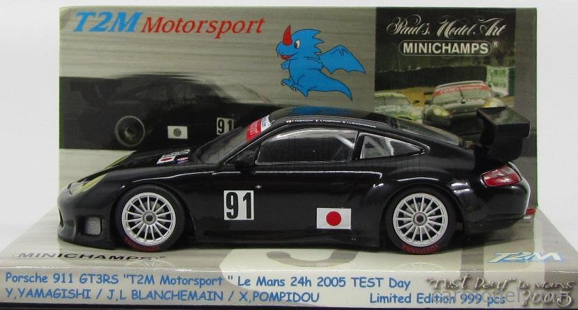MINICHAMPS 1/43 scale PORSCHE 911 GT3RS 24H LE MANS 2