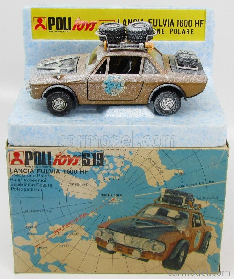 Politoys Polistil S Scale Lancia Fulvia Hf Spedizione Polare Light Brown Met