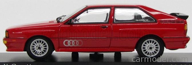 AUDI QUATTRO RALLYE Tour de Corse 1981 Mouton / Pons 1:43 Minichamps