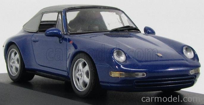 Minichamps 1/43 Porsche 911 Cabrio 1994 - Vert Métallisé (modèle Occasion)