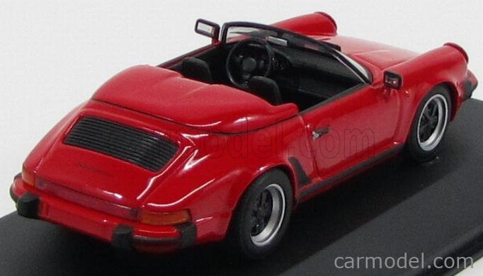Miniature Minichamps 1/43 Porsche 911 Speedster 1988 Gris Métallisé ( Réf 430066135)