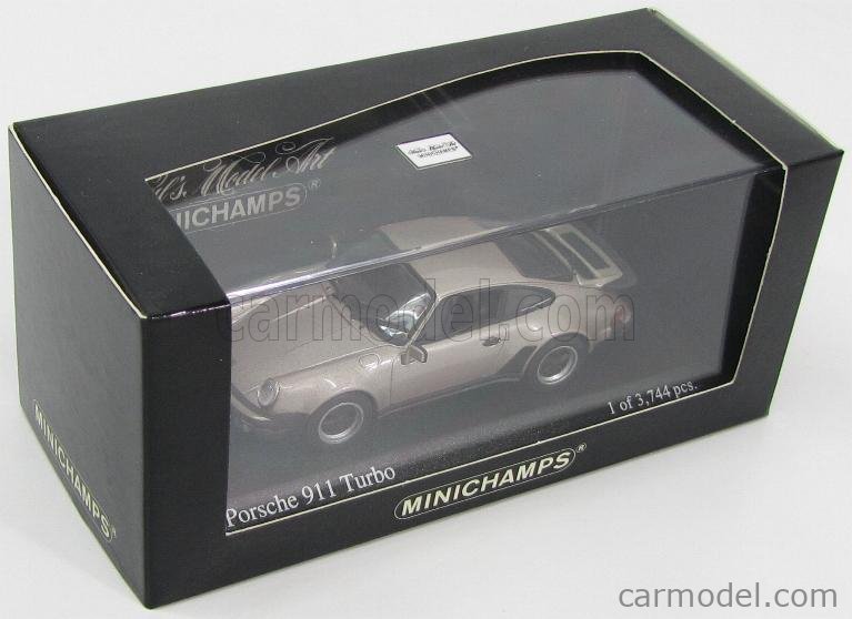 MINICHAMPS 430069008 Scale 1/43 | PORSCHE 911 930 TURBO 1977 GREY MET