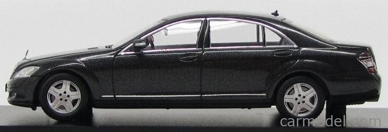 Modèle Réduit 1:43 Mercedes Classe S W221 2005 - Spark S1063 Couleur Gun Metallic - Neuf En Boîte