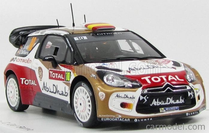 SPARK-MODEL S3360 Scale 1/43 | CITROEN DS3 WRC N 10 3rd RALLY ...