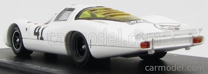 SPARK-MODEL S3478 Scale 1/43 | PORSCHE 907/6L TEAM PORSCHE SYSTEM  ENGINEERING N 41 24h LE MANS 1967 J.SIFFERT - H.HERRMANN WHITE GREEN