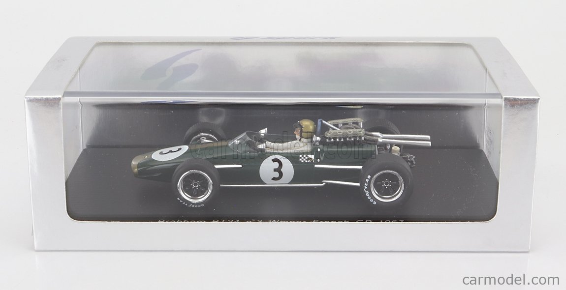 SPARK-MODEL S3507 Escala 1/43 | BRABHAM F1 BT24 N 3 WINNER
