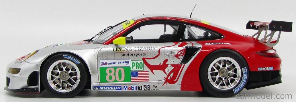 PORSCHE - 911 997-2 GT3 RSR FLYING LIZARD MOTORSPORT N 80 RETIRED 24h LE  MANS 2012 J.BERGMEISTER - P.LONG - M.HOLZER