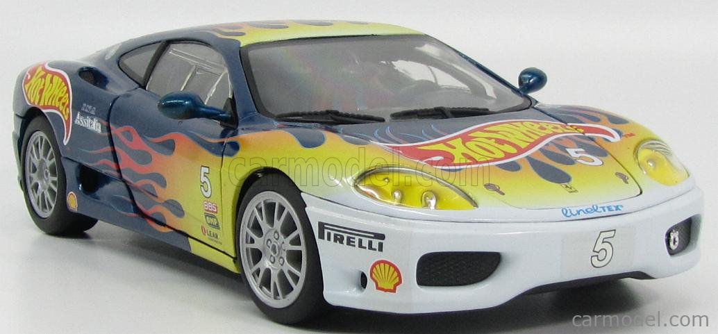 MATTEL HOT WHEELS 29619 Scale 1/18 | FERRARI 360 MODENA N 5 HOT