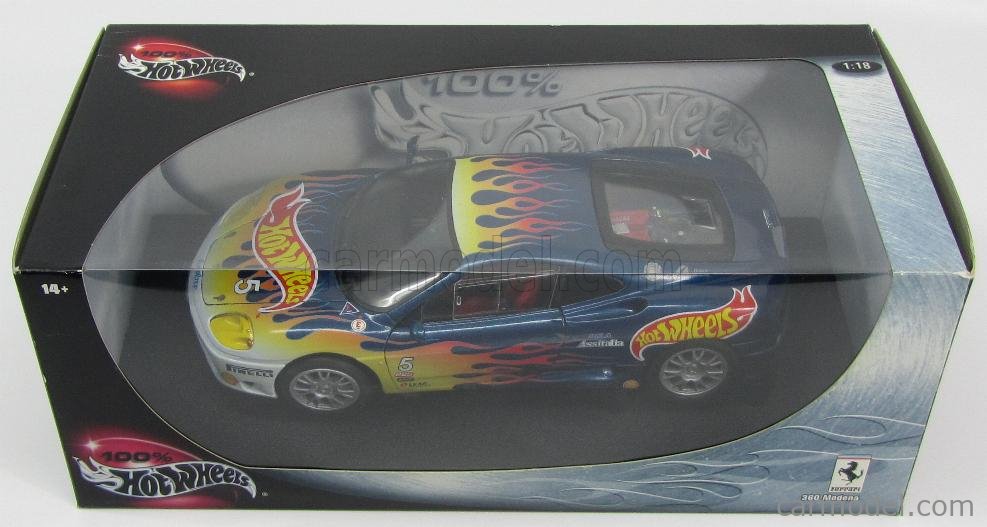 MATTEL HOT WHEELS 29619 Scale 1/18 | FERRARI 360 MODENA N 5