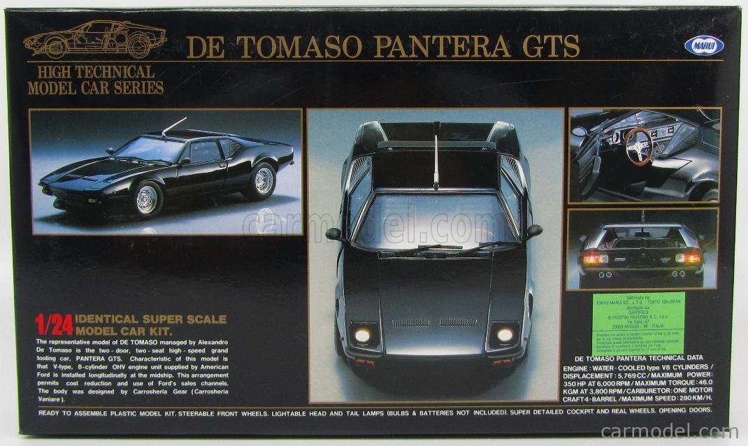 DE TOMASO - PANTERA GTS 1973 - PLASTIC KIT