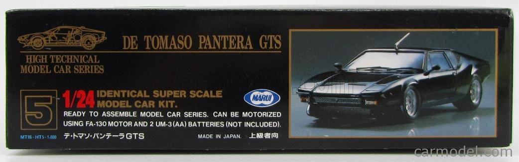 MARUI 22005 - SMFVHT5 Scale 1/24 | DE TOMASO PANTERA GTS