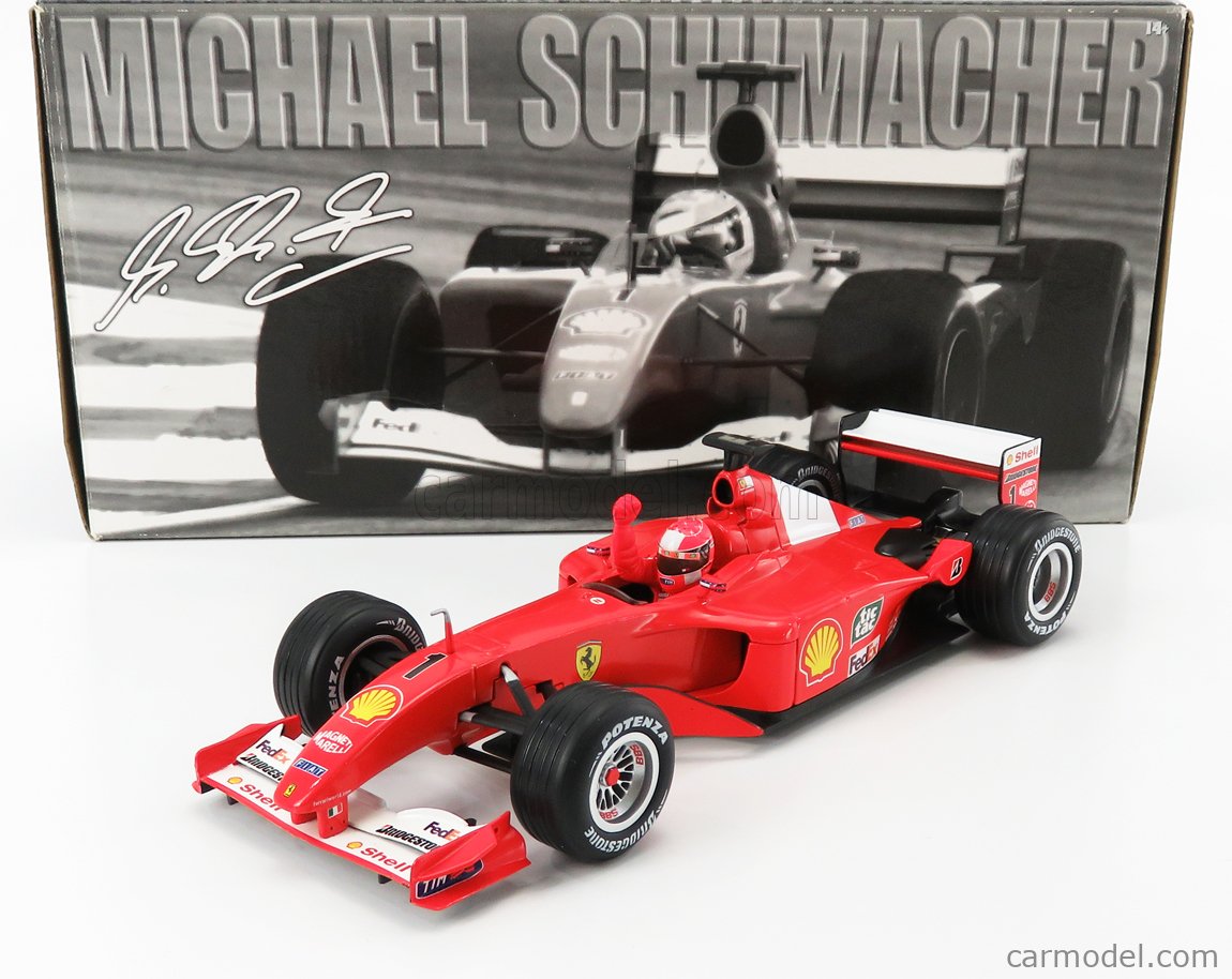 MATTEL HOT WHEELS 53956 Scale 1/18 | FERRARI F1 F2001 N 1 MICHAEL