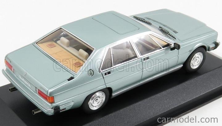 Miniature MINICHAMPS Maserati Quattroporte – échelle 1/43, Bleue, 1967