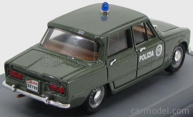 Alfa Romeo Giulia Polizia Stradale – ProgettoK 1/43 – Modèle Miniature Occasion, Kaki