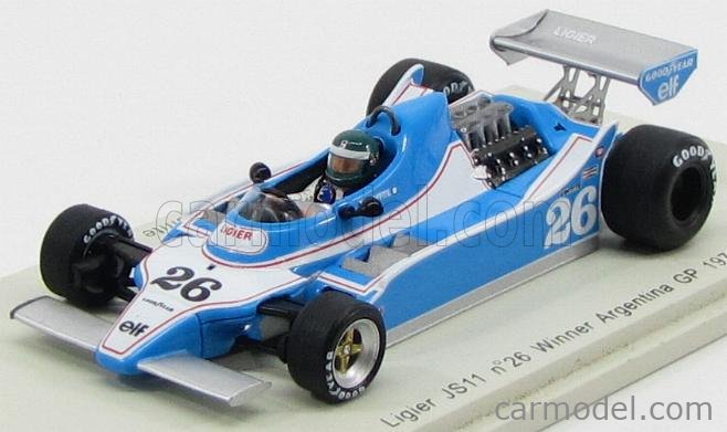 1:43 CMR Ligier JS11 Winner GP Brazil Laffite 1979