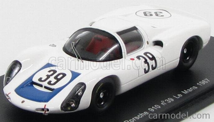 PORSCHE - 910 TEAM PORSCHE SYSTEM ENGINEERING N 39 24h LE MANS 1967  U.SCHUTZ - J.BUZZETTA