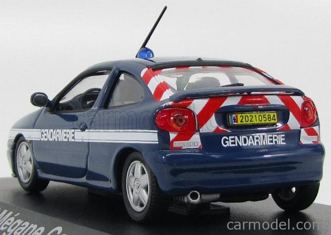 Miniature Norev 1/43 - Renault Megane Coupé Gendarmerie (État Neuf, Boîte Incluse)