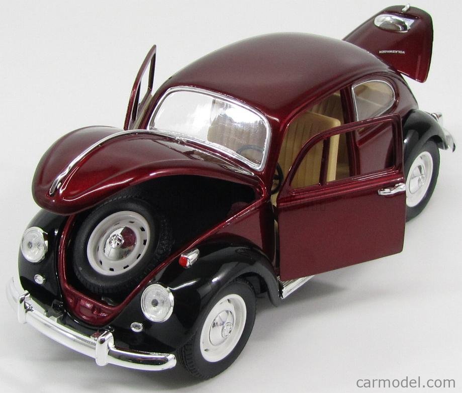 SUNNYSIDE 9701RM Echelle 1/18 VOLKSWAGEN BEETLE 1967 MAGGIOLINO RED
