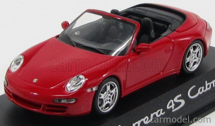 Porsche 911 type 997 Carrera 4S Coupé rouge 1/43 Minichamps WAP02001718