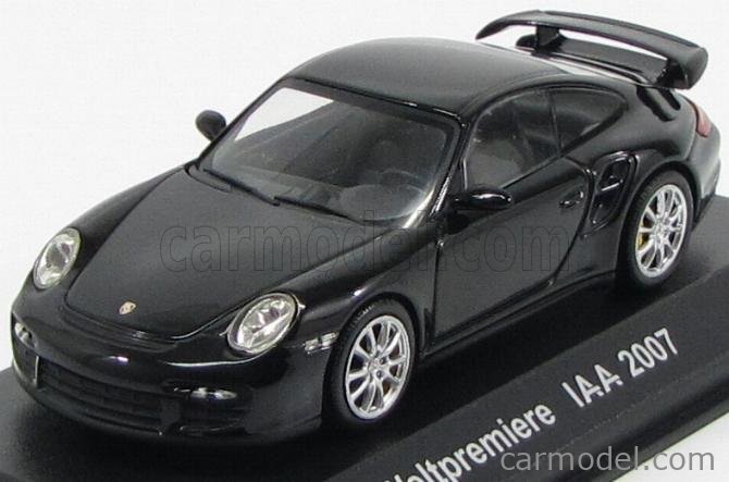 Minichamps 1:43 Porsche 911 GT2 2007 Noire – Édition Limitée IAA 2007 (Modèle De Concession)