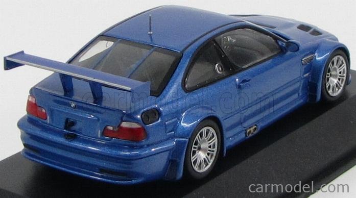 MINICHAMPS 66054 Scale 1/43 | BMW 3-SERIES M3 GTR E46 STREET 2001