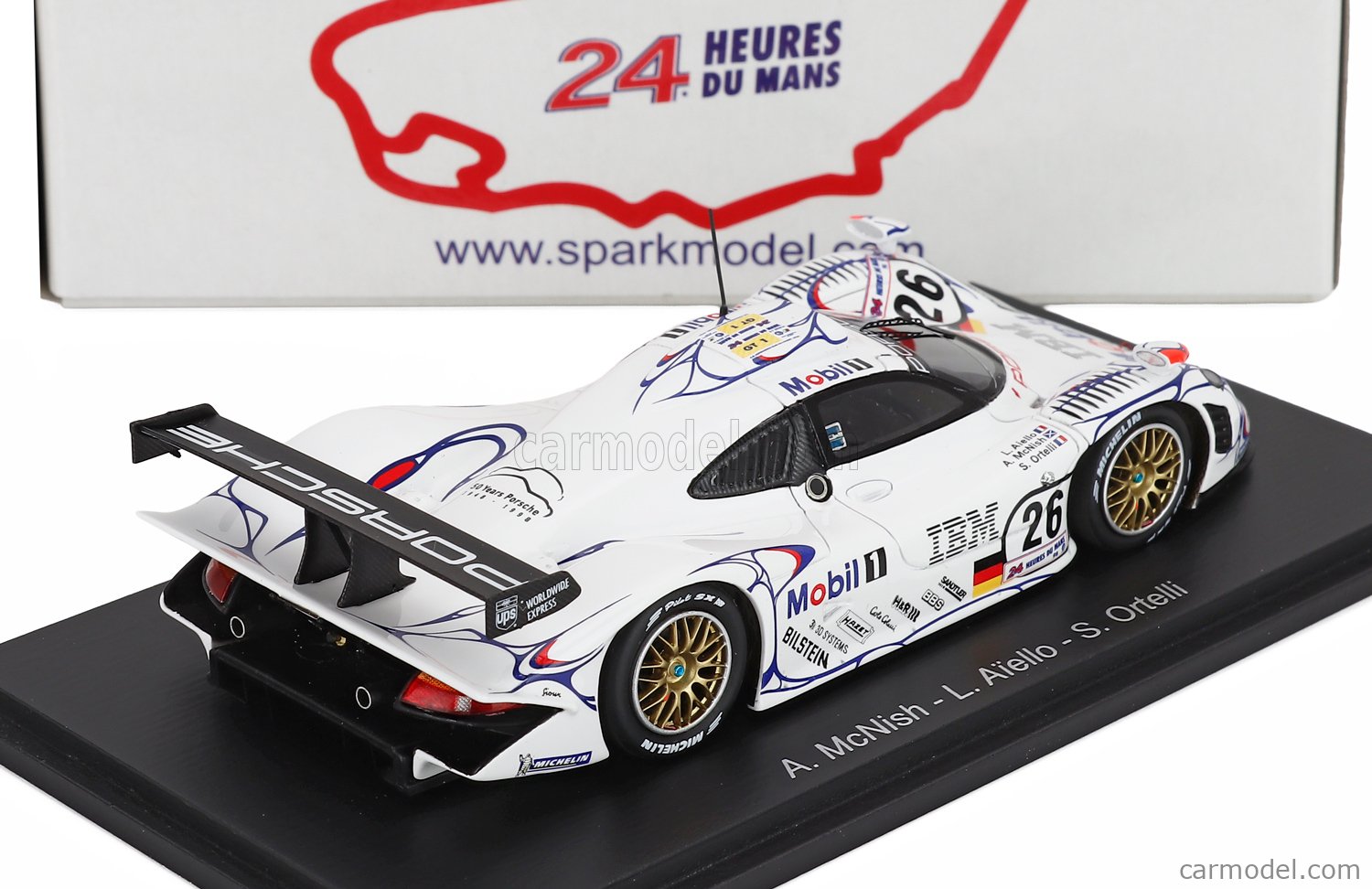 SPARK-MODEL 43LM98 Scale 1/43 | PORSCHE 911 GT1-98 3.2L TURBO TEAM