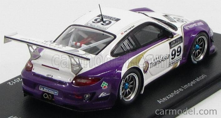 Spark 1/43 – Porsche 911 997-2 GT3 #9 – Carrera Cup Pau 2012 – Sébastien Loeb