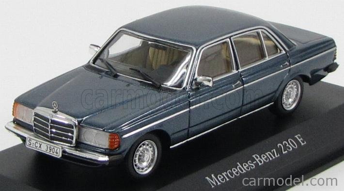 MINICHAMPS B66041026 Scale 1/43 | MERCEDES BENZ E-CLASS 230E (W123) 1982  LAPIS BLUE MET