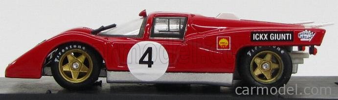 M1748 Modellino auto 1:43-1970 Ferrari 512M  #4 Icks Giunti 9 ore Kyalami 