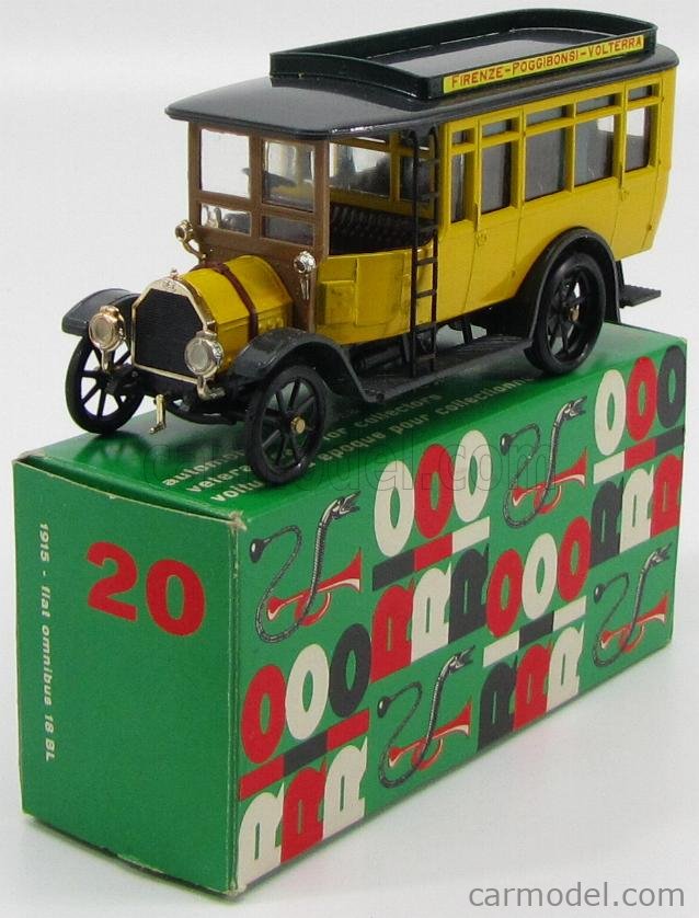 RIOMODELS 20 Masstab 1/43 FIAT 18BL OMNIBUS AUTOBUS FIRENZE