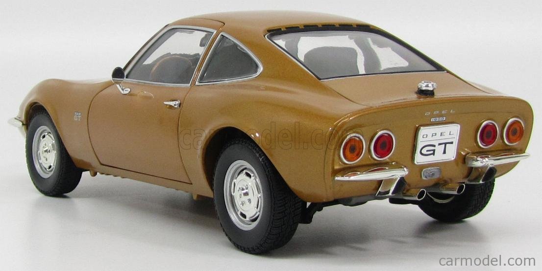 1:24 EDICOLA Opel Gt 1900 Coupe 1968 Con Vetrina With Showcase Yellow