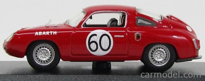 Miniature Racing Models 1/43 - Abarth 700 S Le Mans 1962 - Rouge (RMP112)