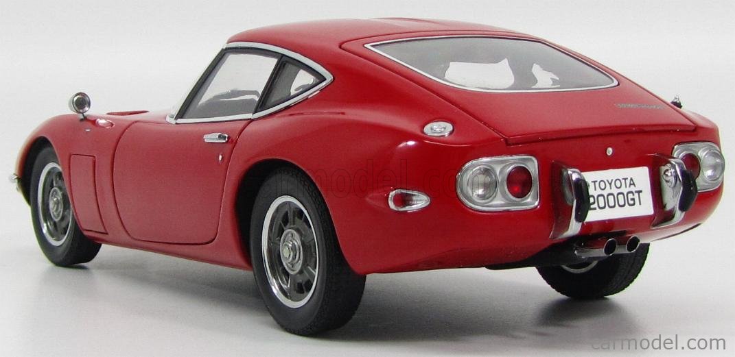 AUTOART 78741 Scale 1/18 | TOYOTA 2000GT COUPE 1967 RED