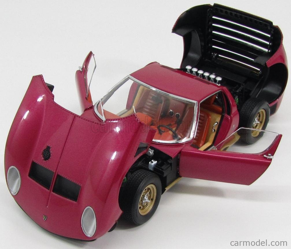 KYOSHO 08315PG Scale 1/18 | LAMBORGHINI MIURA JOTA SVJ 1972