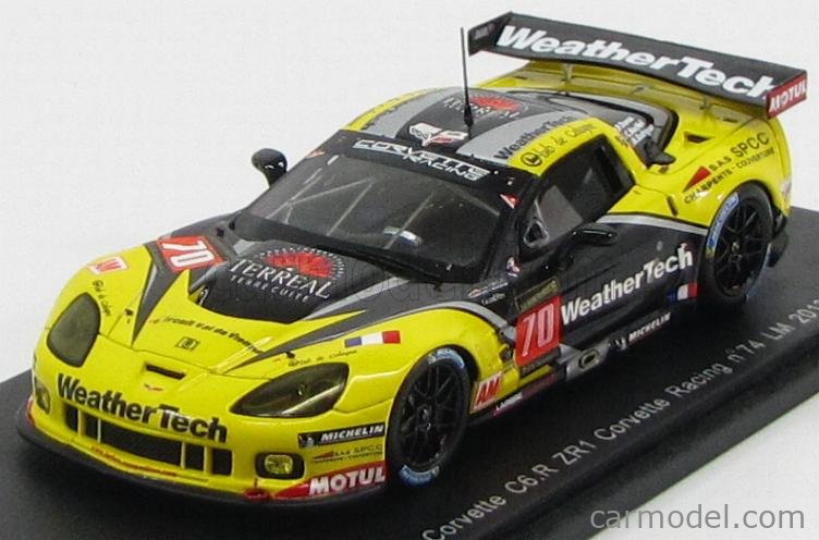 Corvette C6R ZR1-24h Le Mans 2013 Dumas / McNeil / Rodrigues Spark 1:43 