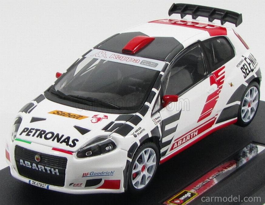 BURAGO 18-28103 Scale 1/24 | FIAT GRANDE PUNTO ABARTH N 0 S2000 RALLY ...