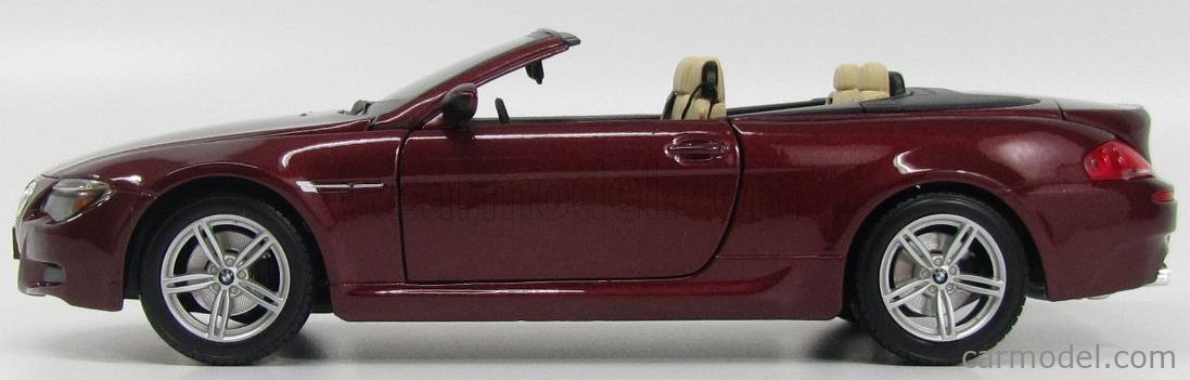 BMW M6 Cabriolet Braun Metallic 1.18 Burago Rarität (Neu (gemäss